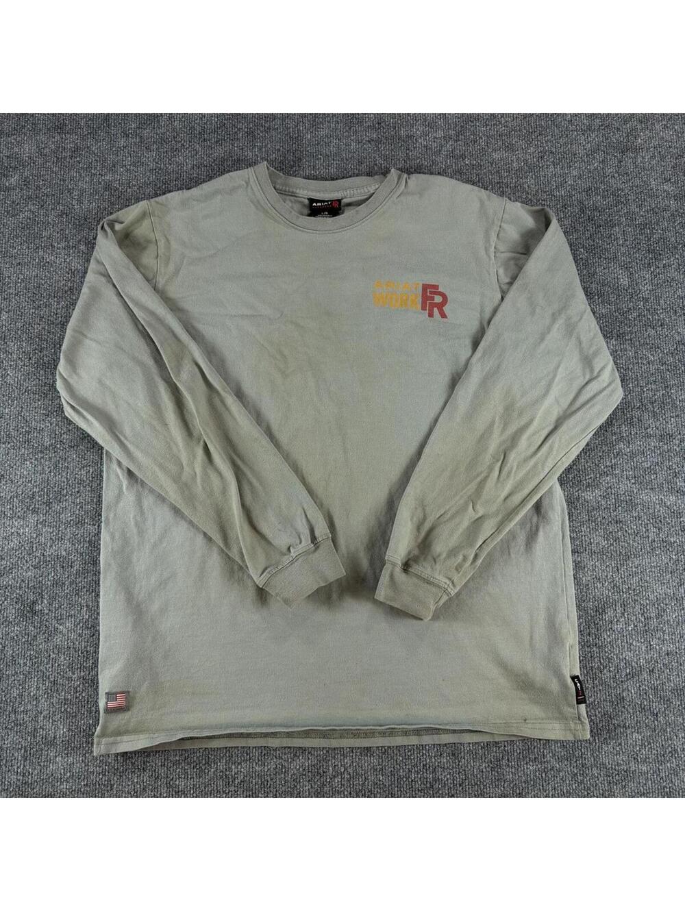 Ariat Flame Resistant Long Sleeve Shirt Large - Utility, Workwear, Rugged